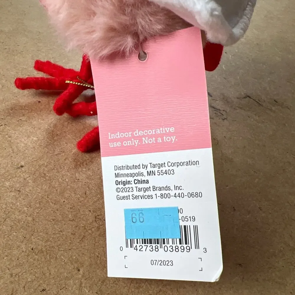 NWT Target Spritz Valentine FEATHERLY FRIENDS “QUEENIE” BIRD Queen of Hearts
